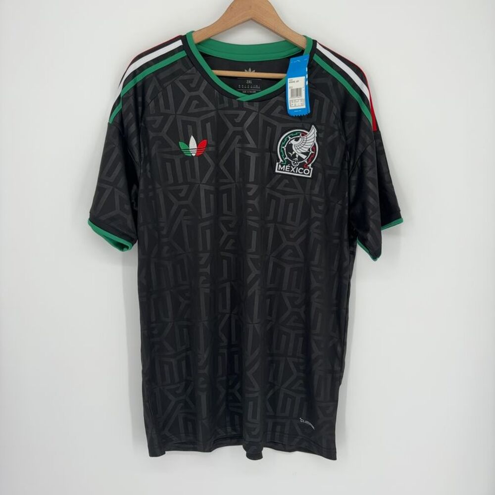 Adidas Black Mexico Soccer Jersey